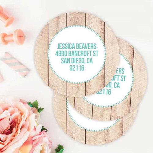 Rustic Heart Label Set