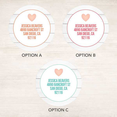 Rustic White Label Set