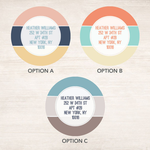 Three Stripes Label Set