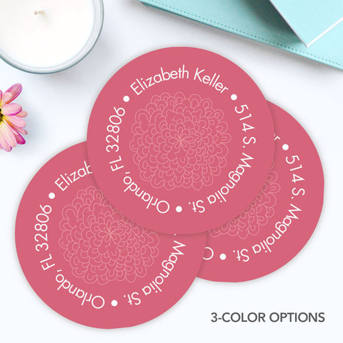 Sweet Flowers Label Set