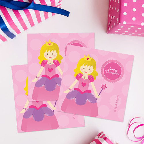 Cute Princess Gift Label Set