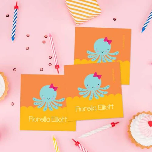 Cute Octopus Gift Label Set