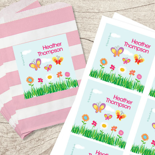 A Butterfly Field Gift Label Set