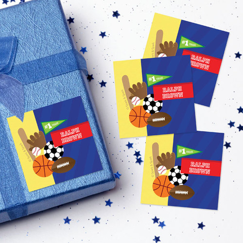 My Love For Sports Gift Label Set