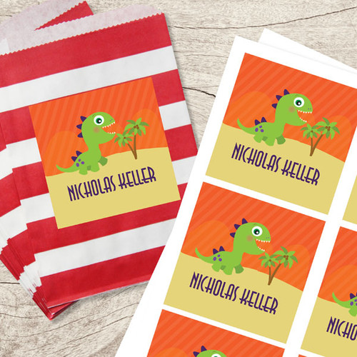 Baby Dinosaur Gift Label Set
