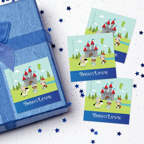 The Three Knights Gift Label Set