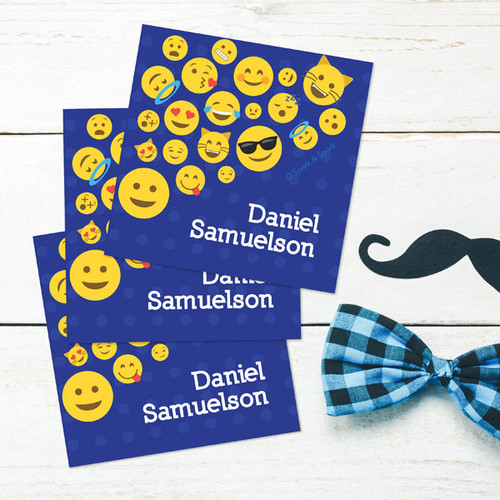 Boy Emojis Gift Label Set