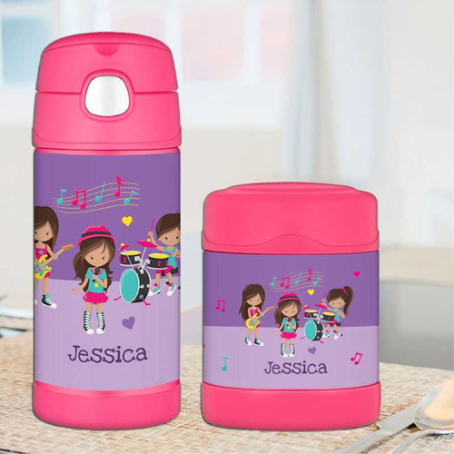 Rock and Roll Band Thermos Bottle