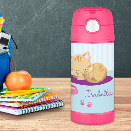 Cute Little Kitten Thermos Bottle