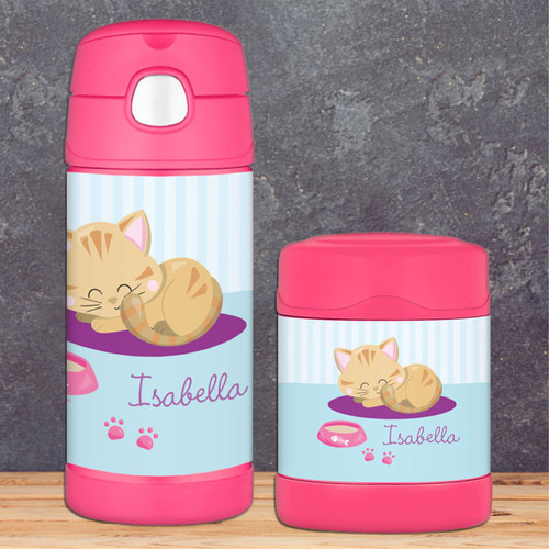 Cute Little Kitten Thermos Bottle