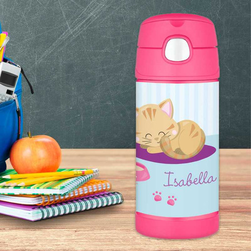 Cute Little Kitten Thermos Bottle