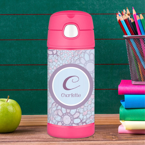 Flower Mosaic Thermos Bottle