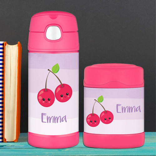 Yummy Cherries Thermos Bottle