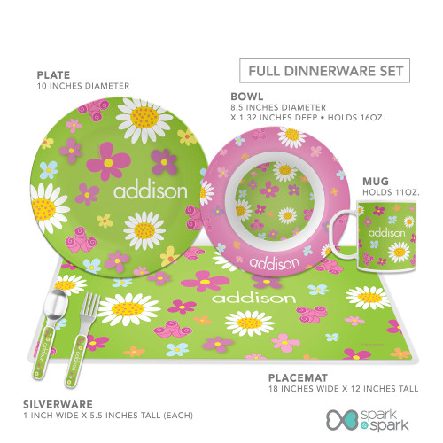 Field of Flowers Green Placemat