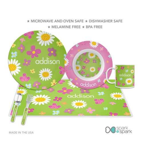 Field of Flowers Green Placemat