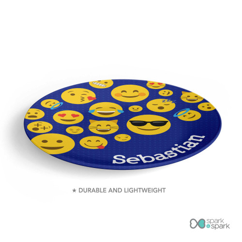 Boy Emojis Kids Plate