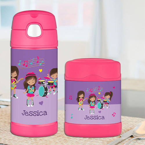 Rock and Roll Band Thermos Food Jar