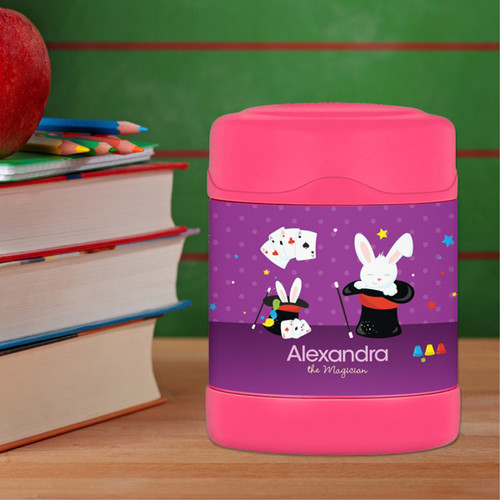 Cute Girl Magician Thermos Food Jar