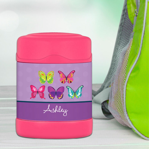 Bright Butterflies Thermos Food Jar