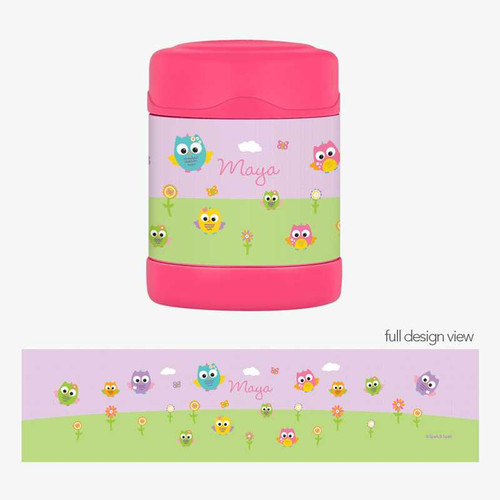 Owls on the field Thermos Food Jar
