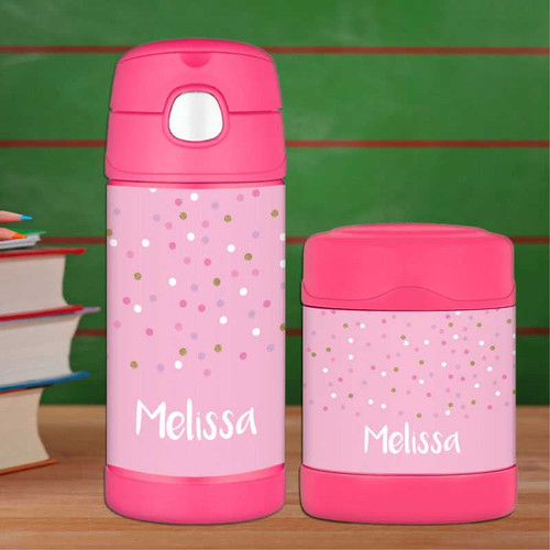 Sweet Glitter Dots Thermos Food Jar