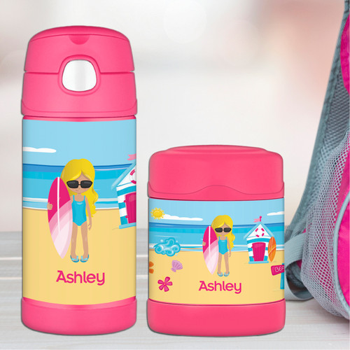 Beach Girl Thermos Food Jar