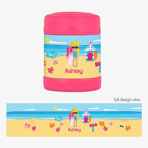 Beach Girl Thermos Food Jar
