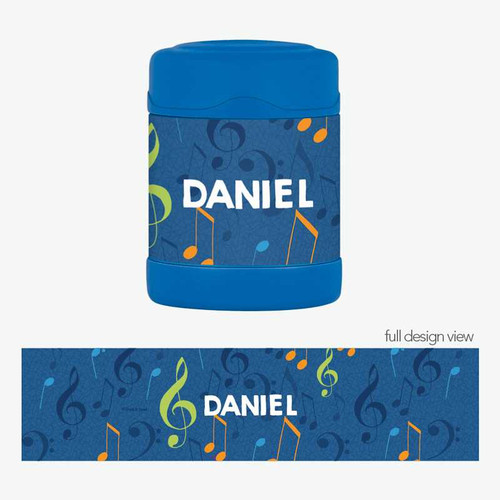 Musical Notes Thermos Food Jar