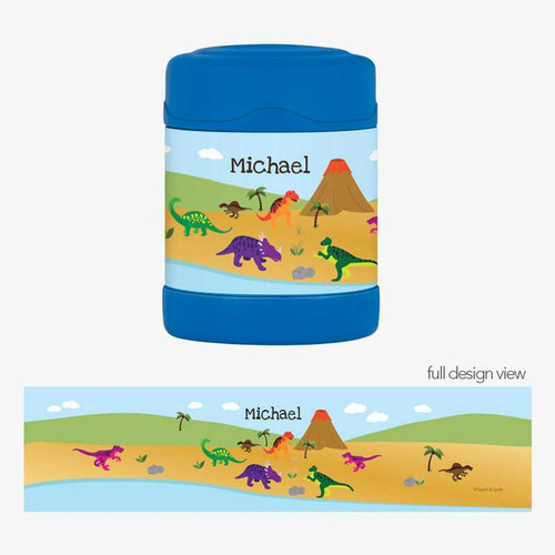 Dinosaurs in the Jungle Thermos Food Jar