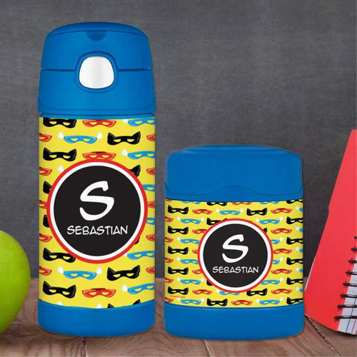 Super Hero Masks Thermos Food Jar