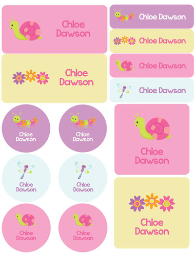 Sweet Spring Waterproof Labels Variety Pack (Set of 56)