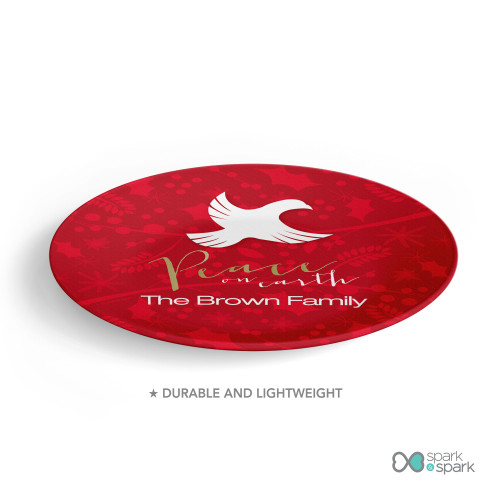 Peace On Earth Christmas Plate