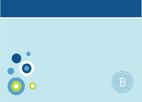 Beautiful Personalized Stationery For Kids | Modern Circles