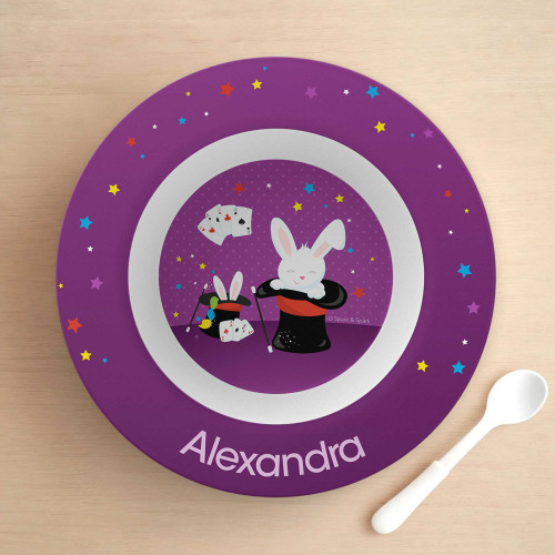 Cute Girl Magician Kids Bowl