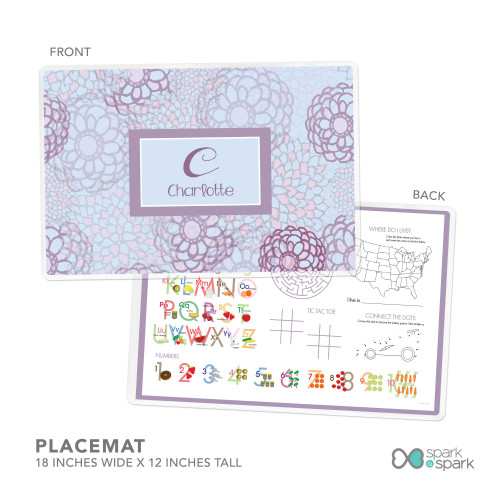 Flower Mosaic Kids Bowl