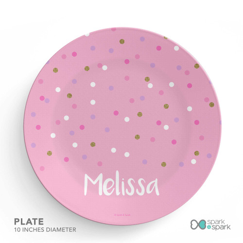 Sweet Glitter Dots Kids Bowl