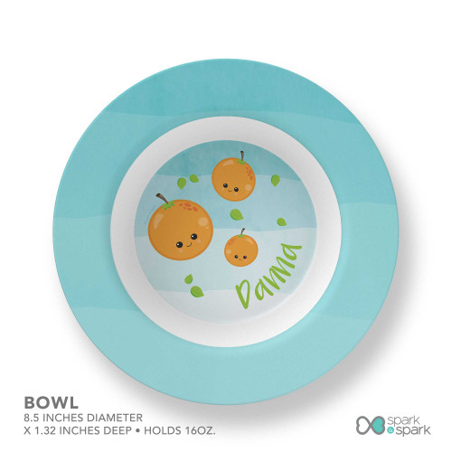 Yummy Orange Kids Bowl