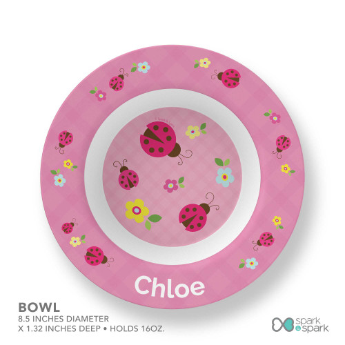 Three Lady Bugs Kids Bowl