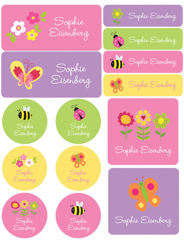 Spring Time Waterproof Labels Variety Pack (Set of 56)