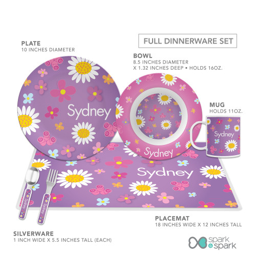 Field of Flowers Purple Placemat