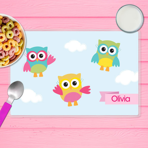 Three Owls Kids Placemat