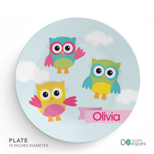 Three Owls Kids Placemat
