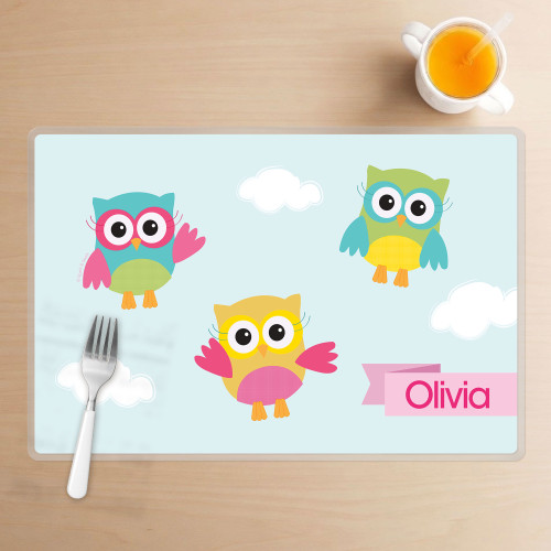 Three Owls Kids Placemat