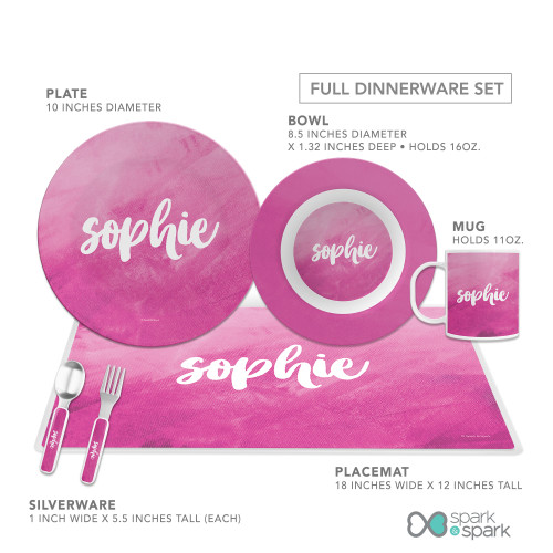 Bold Colorful Name Kids Placemat