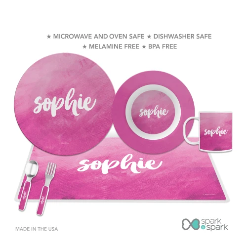 Bold Colorful Name Kids Placemat