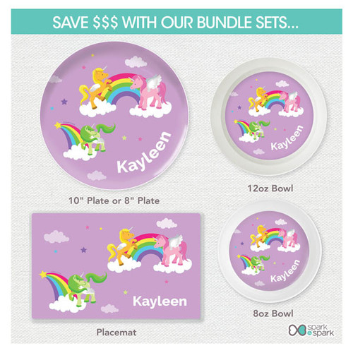 Sweet Unicorns Kids Placemat