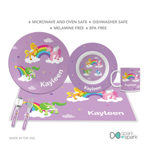 Sweet Unicorns Kids Placemat