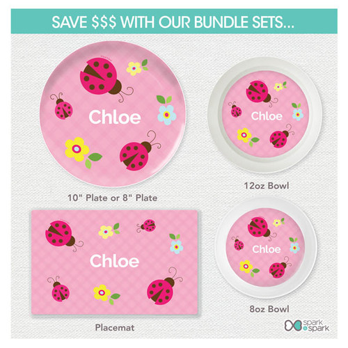 Three Lady Bugs Kids Placemat