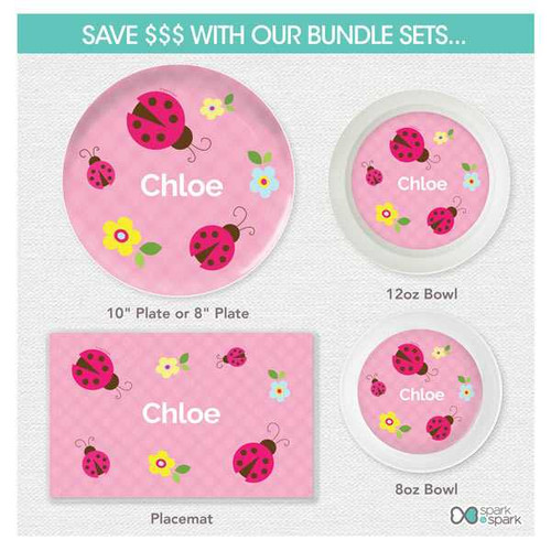 Three Lady Bugs Kids Placemat