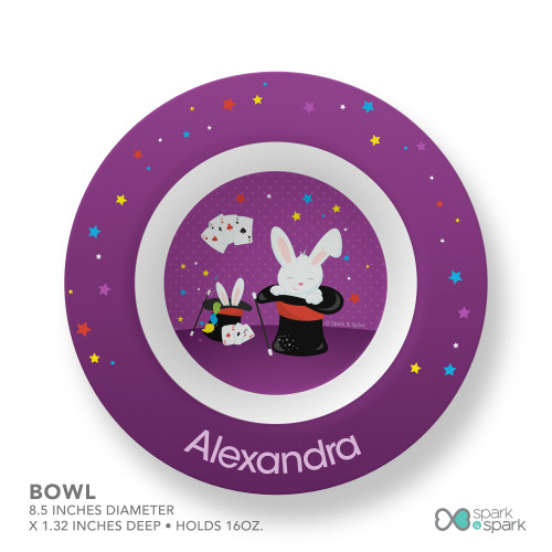 Cute Girl Magician Kids Placemat